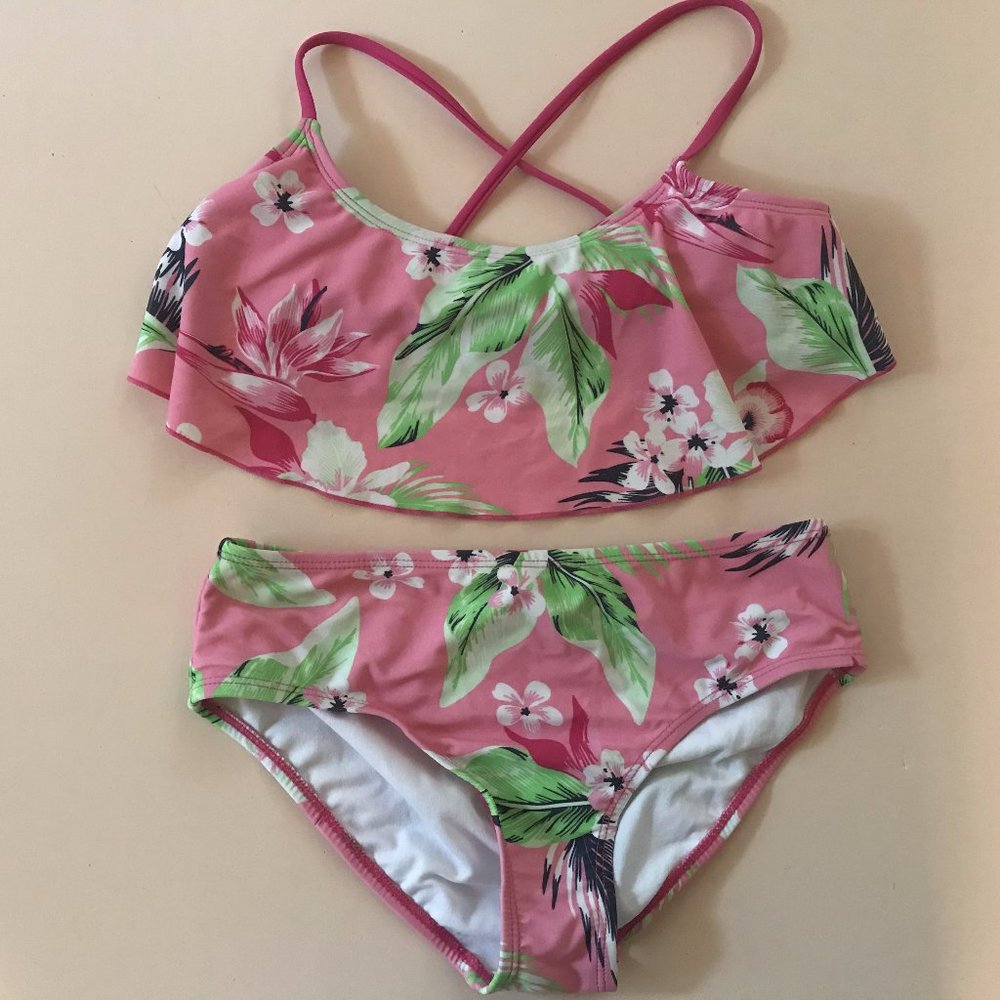 Tropical Pink Bathing Suit (Set)